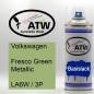 Preview: Volkswagen, Fresco Green Metallic, LA6W / 3P: 400ml Sprühdose, von ATW Autoteile West.